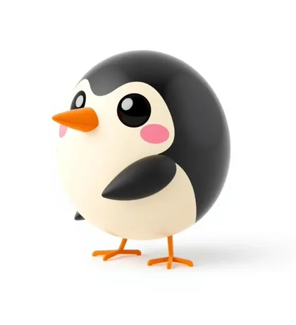 小墨雀：黑白圓滾滾的小鳥